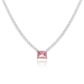 Colar Cravejada Com Zircônia